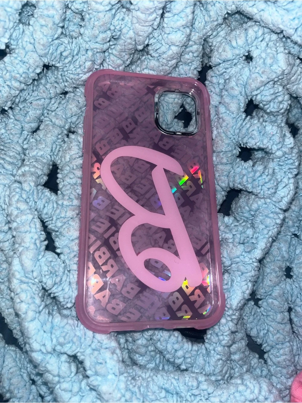 Skinnydip x Barbie Pink Holographic Rhinestone 